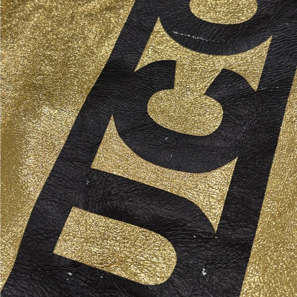 Gucci x Dapper Dan Metallic Gold Leather Bomber Jacket NWT - Picture 14 of 14